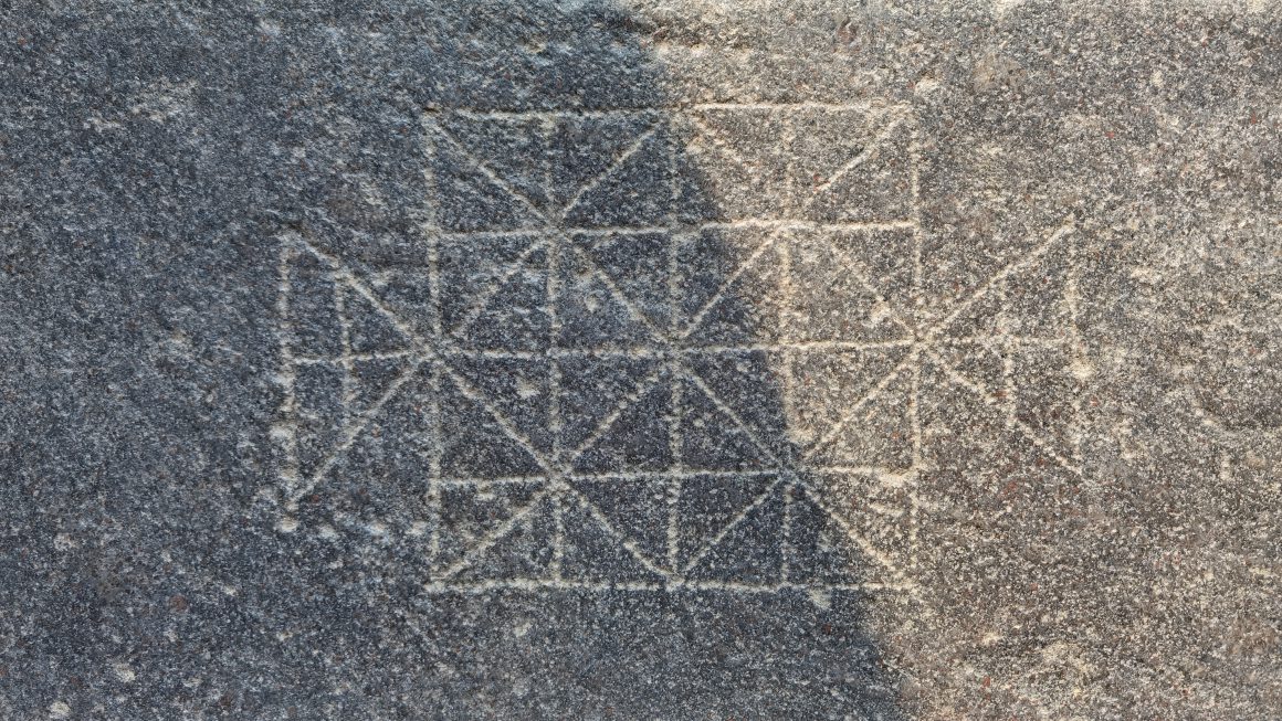 Signs on temple doorsteps